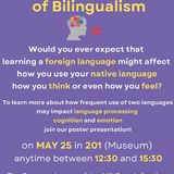 Eκδήλωση με τίτλο “The Psycholinguistics of Bilingualism”